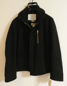 【新品】=FIDELITY= フィデリティ ウールジャケット BK【L】