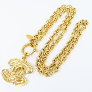 42731★1円スタート★CHANEL シャネル 新品同様美品 ココマーク ロングネックレス アクセサリー ヴィンテージ ネックレス GP ゴールド