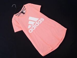 ネコポスOK adidas アディダス キッズ ロゴ Tシャツ 160cm ピンク ■◆ ☆ efc4 子供服