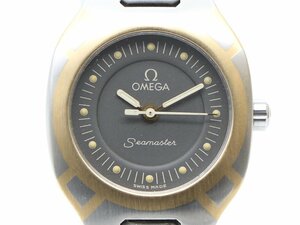 【 オメガ OMEGA 】 腕時計 シーマスター ポラリス K18YG/SS クォーツ レディース デイト 新着 76080-2