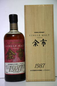 ニッカシングルモルトウイスキー　1987【余市蒸留所２０年貯蔵シングルモルト】Nikka Yoichi 1987 20 Year Old