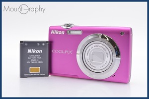 ★実用美品★ ニコン Nikon COOLPIX S3000 4x バッテリー付属 同梱可 #yk362