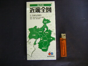 2019年2月　地図『近畿全図』1：500000　昭文社