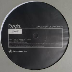 REGIS - APPLICATION OF LANGUAGE / Downwards LINO11 / 90