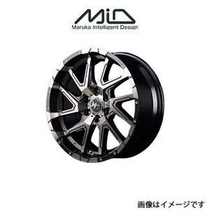 MID ナイトロパワー デリンジャー アルミホイール 1本 FJクルーザー 15系(20×8.5J 6-139.7 INSET20 ブラックメタリック)NITRO POWER