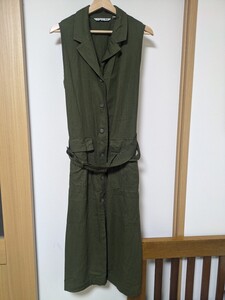 【USED】UNIQLO　ユニクロ　JWANDERSON　 ノースリーブワンピース ベルト付　レディースL