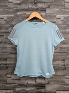 ■送料無料★adidas　アディダス　スポーツウェア　半袖　Tシャツ　カットソー　トップス　レディース　Mサイズ　