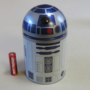 スターウォーズ R2‐D2 缶ケース★STAR WARS can container tin canteen case