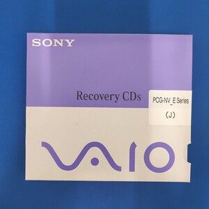 ★②新品状態/未開封品 SONY/ソニー Recovery CDs リカバリーディスク VAIO PCG-NV E Series(j)★