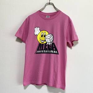 アメリカ古着　バレーボール　半袖　Tシャツ　US古着　クルーネック　フルーツオブザルーム　Sサイズ　【I1464】