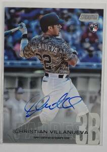 来日外国人 ビヤヌエバ 2018 Topps Stadium Club Auto 直筆サイン 巨人 日本ハム