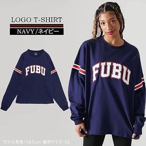 FUBU(フブ)ロンT 長袖 Tシャツ オーバーサイズ クルーネック アメカジ