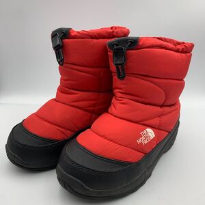 K536 THE NORTH FACE FUTURE LIGHT ノースフェイス キッズ ジュニア ブーツ US3 22cm レッド ブラック