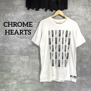 『CHROME HEARTS』クロムハーツ (L) プリントクルーネックTシャツ