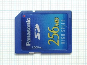 ★Panasonic ＳＤメモリーカード 256MB 中古★送料６３円～