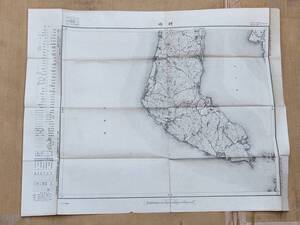 ６６　昭和21年　師崎　地図　地理調査所　古地図