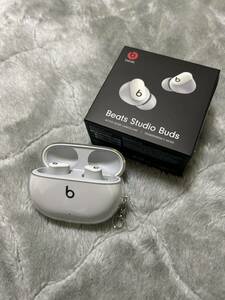 【未使用】Beats studio Buds ホワイト クリアケース付 