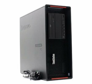 ◆Lenovo ThinkStation P720 Xeon Gold 6128 3.4GHz*2 64GB 512GB+2TB Quadro P600 DVD+-RW Windows10 ◆中古品◆C01051