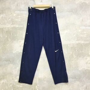 シルバータグ◆vintage◆90ｓ◆XL◆お洒落な逸品◆NIKE/ナイキ ジャージ パンツ サイドスナップ スウェット ブルー メンズ K24 ｃ2662