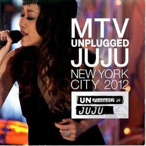 JUJU＜じゅじゅ＞「MTV UNPLUGGED JUJU」ライブ盤CD＜明日がくるなら、奇跡を望むなら...、New York State Of Mind、他収録＞
