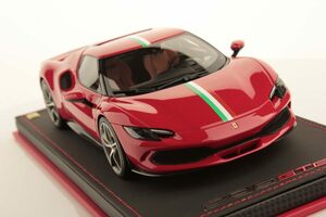 ★世界で１台！ケース封印シール未開封！シリアル『 01 / 01 』！MR 1/18 FERRARI 296 GTB 赤 830馬力 最新モデル イタリアライン 茶シート