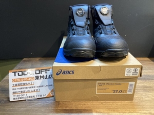 004★未使用品★ASICS 安全靴27.0cm WINJOB CP604 G-TX BOA BLACK/GUNMETAL