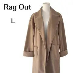 Rag Out【L】レディース　ロングコート　冬コート　ブラウン