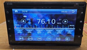 中古　海外産　2DIN DVDプレーヤー　カーオーディオ BTオーディオ対応