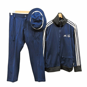 未使用品 adidas Track Jacket IT6869 Wide Tapered Pants IT6870 Bucket Hat IT9363 アディダス セットアップ ハット CLUBHAUS 