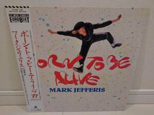 □MARK JEFFERIS / BORN TO BE ALIVE アナログ