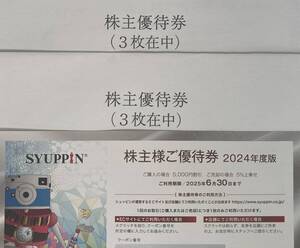 シュッピン 株主優待券 6枚 マップカメラ GMT キングダムノート クラウンギアーズ SYUPPIN