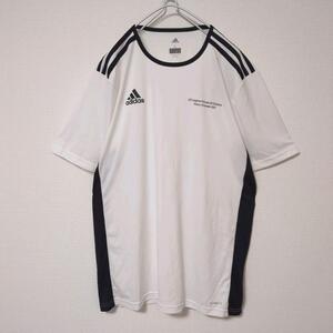 adidas アディダス Tシャツ リンガー スリーストライプ ストレッチ 白