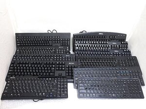 PK19463R★DELL、BUFFALO等★有線・無線・PS2等　キーボード★まとめて11台★