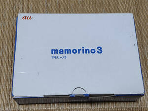 【中古動作未確認品】au mamorino3 マモリーノ3　by KYOCERA KYY05SLA　ブルー