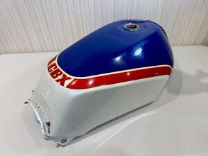 純正 当時物 オリジナル 青白 CBX400F CBX550F CBX 1型 カラー 青白 タンク 中古品 ヒロセ BEET 雷 当時 CBR CB VF 2型 