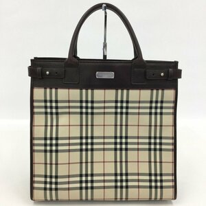 BURBERRY　バーバリー　トートバッグ　ノバチェック　ショルダー付き【CFAF5047】