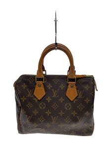 LOUIS VUITTON◆1)スピーディ25_モノグラム・キャンバス_BRW/PVC/ブラウン