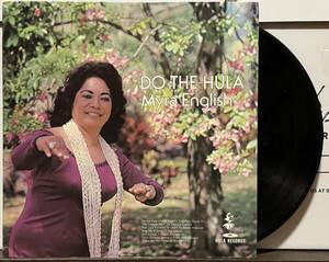 Hawaii LP Mellow Hawaiian Myra English/Do The Hula ハワイレコード