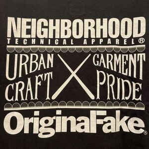 NEIGHBORHOOD × Originalfake Tシャツ KAWS ネイバーフッド カウズ WTAPS ダブルタップス 半袖 オリジナルフェイク 古着 コラボ 限定