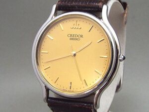 SEIKO/セイコー CREDOR/クレドール SS クォーツウォッチ/メンズ腕時計 8J81-6A30 【W519y2】