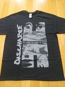 DISCHARGE Tシャツ Hear Nothing See Nothing Say Nothing 黒L ディスチャージ / broken bones disclose doom anti cimex