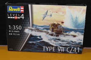 S1 ドイツレベル 1/350 ドイツ海軍潜水艦 タイプ 7 C /41