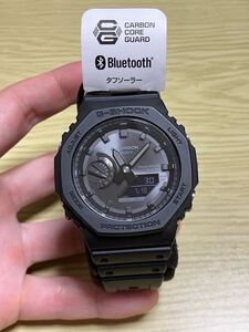 カシオ　G-SHOCK　GA-B2100-1A1JF　Bluetooth　タフソーラー クオーツ　腕時計　（中古極美品）