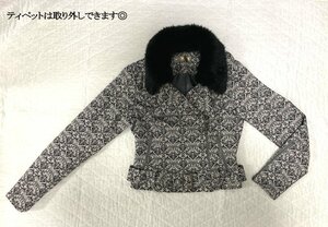 ATELIER BOZ（アトリエボズ）アラベスク柄ライダース★美品