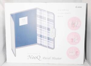 ☆未使用 未開封品 ELAiCE エレス 折り畳み式パネルヒーター NooQ PanelHeater ヌーク パネルヒーター NQ-PH21-BL ブルーチェック☆