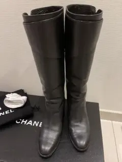 美品です！！CHANEL シャネル　ロングブーツ　ブラック　サイズ38