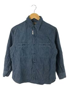 Buzz Rickson’s◆BLUE CHAMBRAY WORK SHIRT/14.5/コットン/BLU/BR25995//