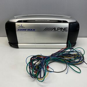 営AB99-100Y ALPINE アルパイン パワードサブウーファー SWE-1400 ウーファー AIR TRANS DRIVE 220W MAX 動作未確認