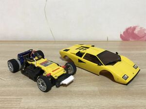 送料無料　京商ミニッツレーサー MR-02 ランボルギーニ カウンタック LP400 アルミホイール カーボン等 KYOSHO MINI-Z RACER LAMBORGHINI