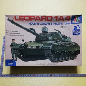 ☆地　1/35 イタレリ ITALERI レオパルド1A4 外箱に汚れ、潰れ、糊切れ　未組立 　